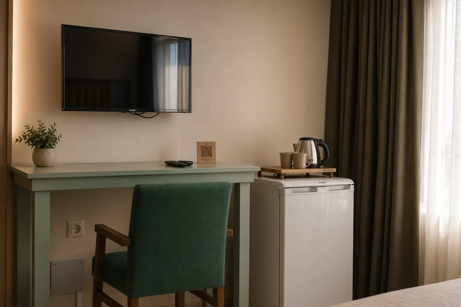 İz Hotel Göcek - calisma masasi detay.webp